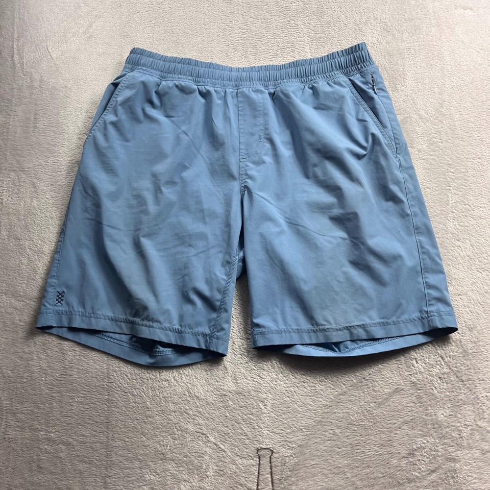 Rhone Mako Short 7" Inseam Linerless Blue Mens Size Large 100117